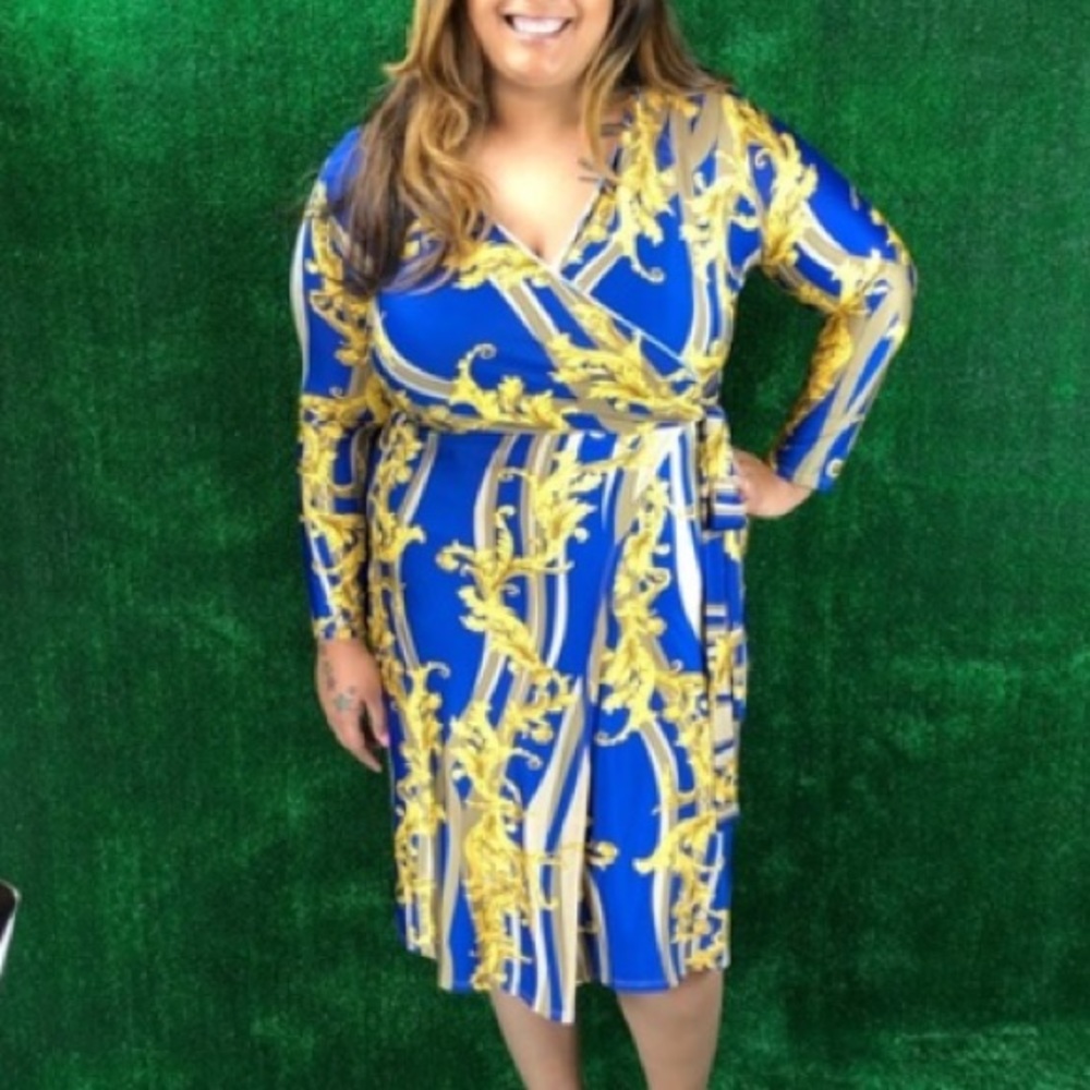 Electric Blue Empress Dress